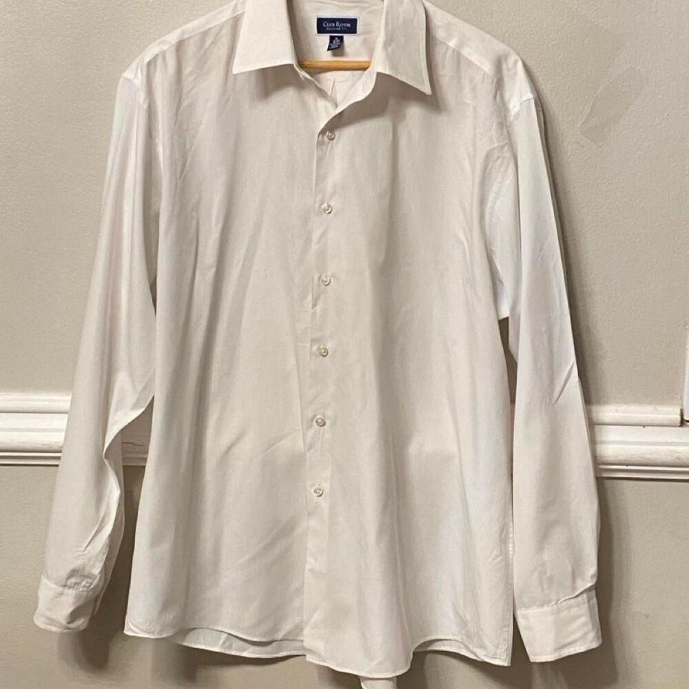 Club-room Men's White Shirt